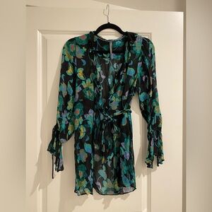 Anthropologie kimono wrap tunic